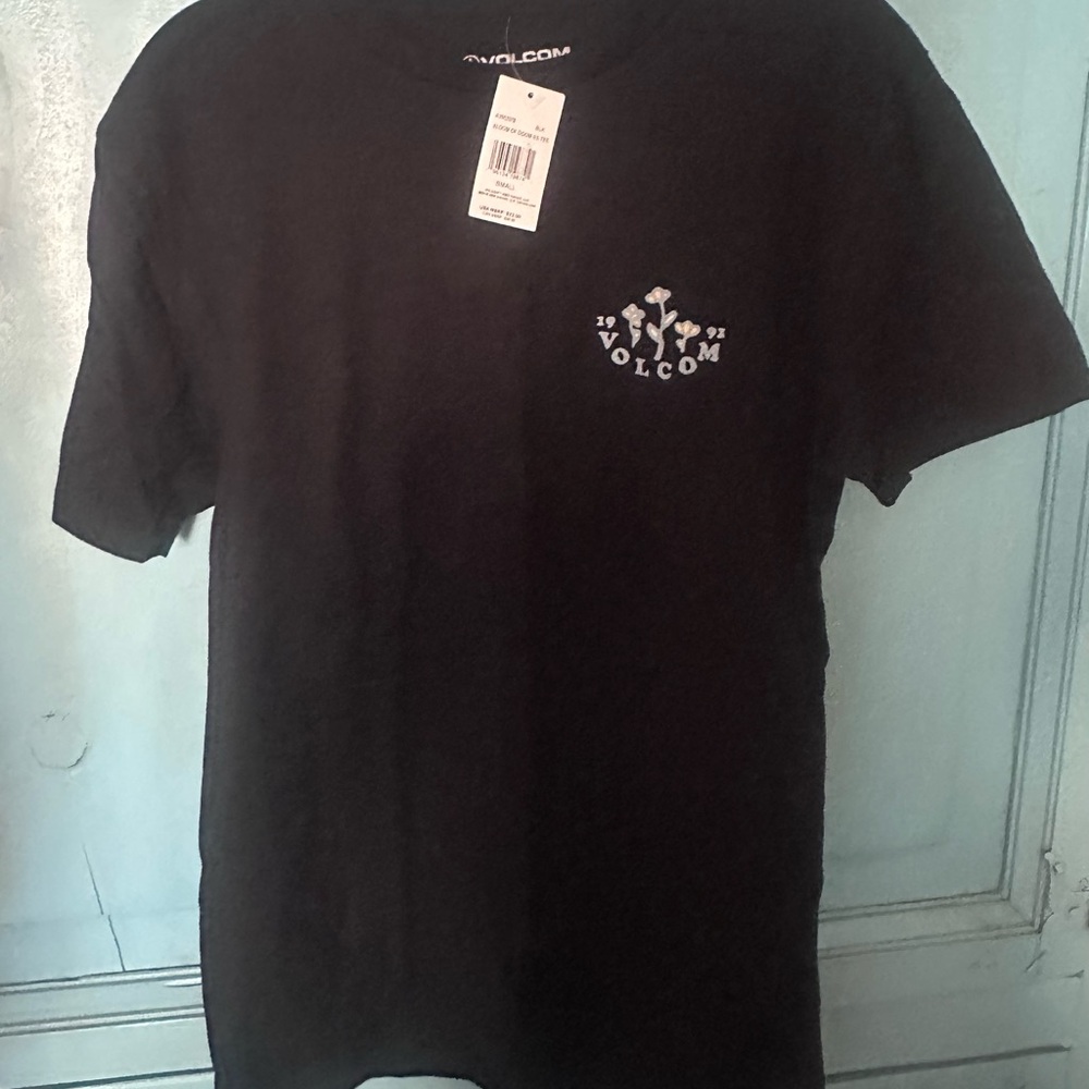 Volcom Black Short Sleeve Tee Unisex